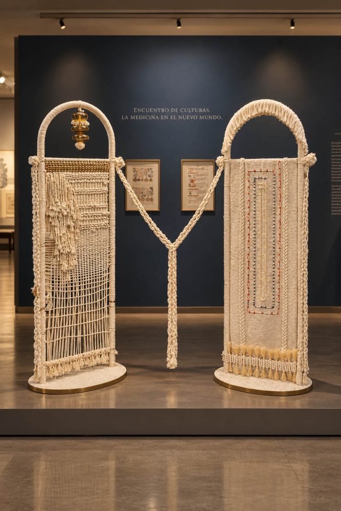 Escultura de museo creada por la artista Vanessa González